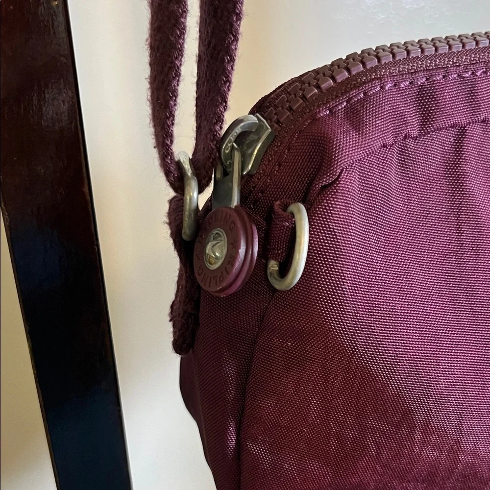 💜 Kipling Nylon Crossbody Bag | Plum Purple Adjustable Strap 💜